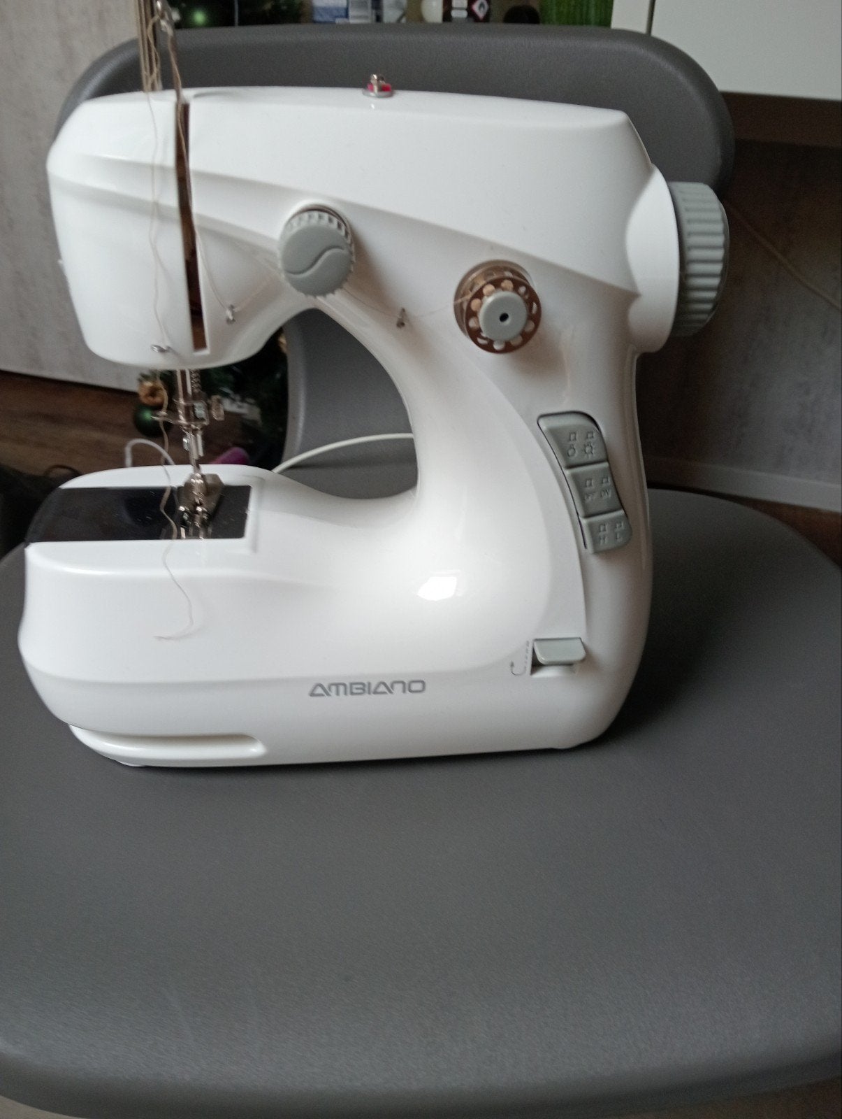 Ambiano Mini Naaimachine - Zo goed als nieuw, Ophalen, Zo goed als nieuw, Naaimachine, Overige merken