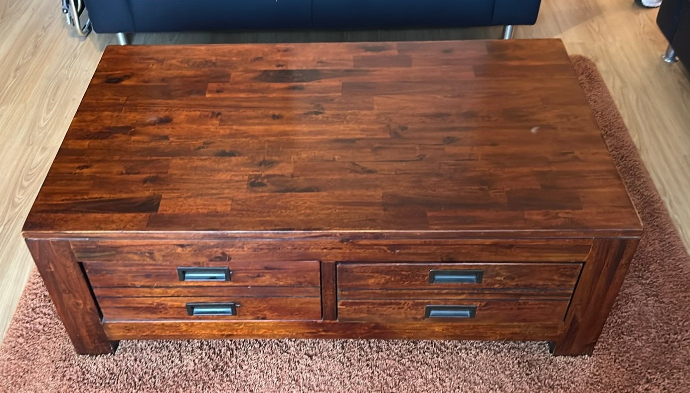 Salontafel kersenhout, Ophalen