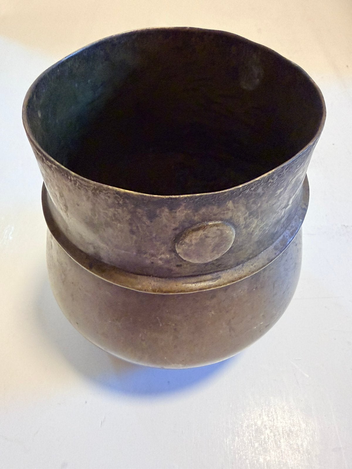 Antique Himalayan  Bronze Measuring Vessel (Pathi) - 19th C., Ophalen of Verzenden