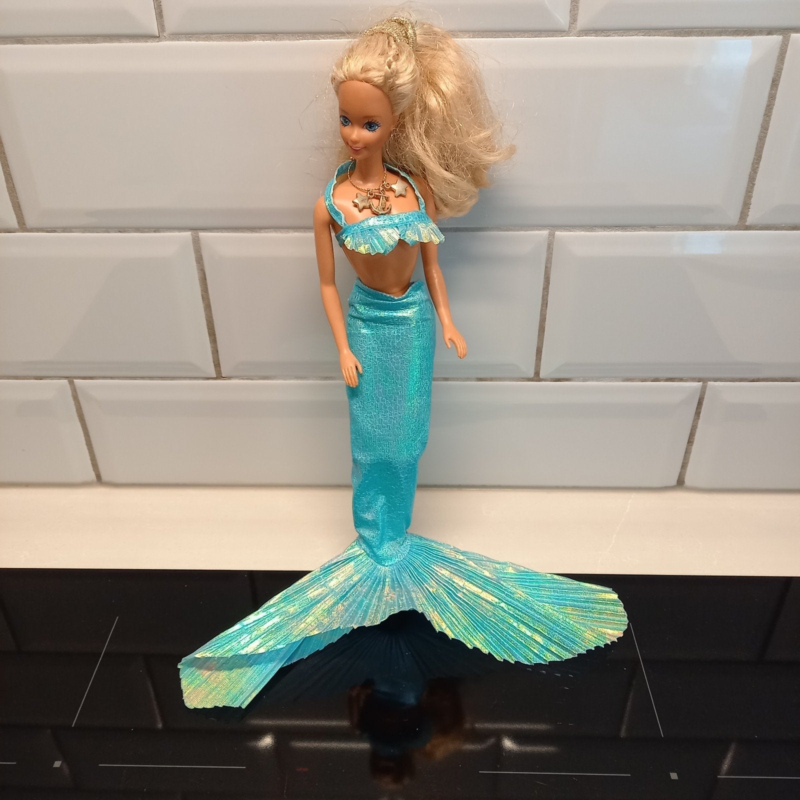 Vintage Mermaid Barbie 1991 (Mattel) – Prachtige Zeemeermin!, Verzamelen, Verzenden, Gebruikt, Pop
