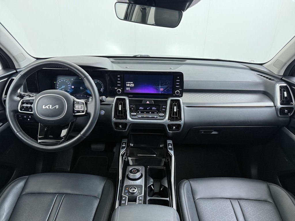 Kia Sorento 1.6T-GDI 265PK 4WD Plugin Hybrid DynamicPlusLine, Auto's, Kia, Gebruikt, 4 cilinders, 7 stoelen, Zwart
