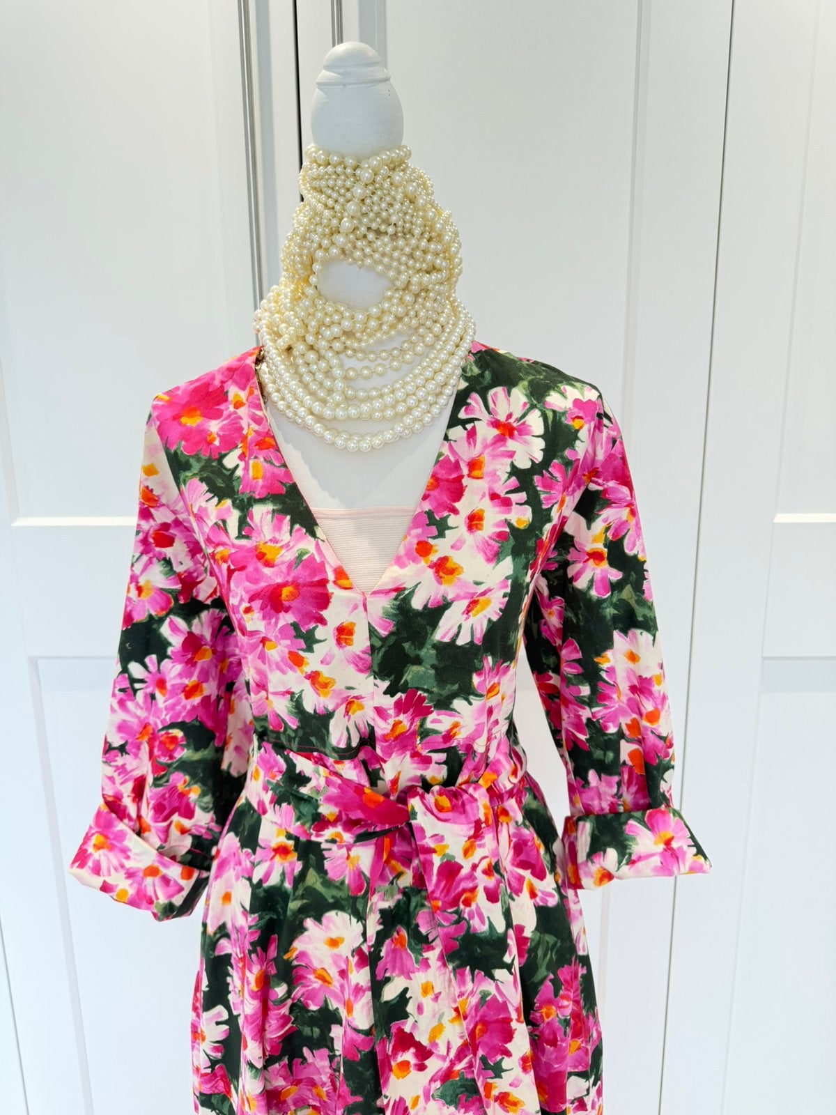 Nieuw Schitterend Zara jurk roze bloemen xl xxl 42 44 46, Verzenden, Maat 46/48 (XL) of groter, Nieuw, Roze