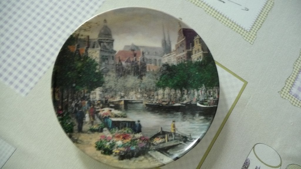 Bord De Amsterdamse Bloemengracht, Ophalen of Verzenden