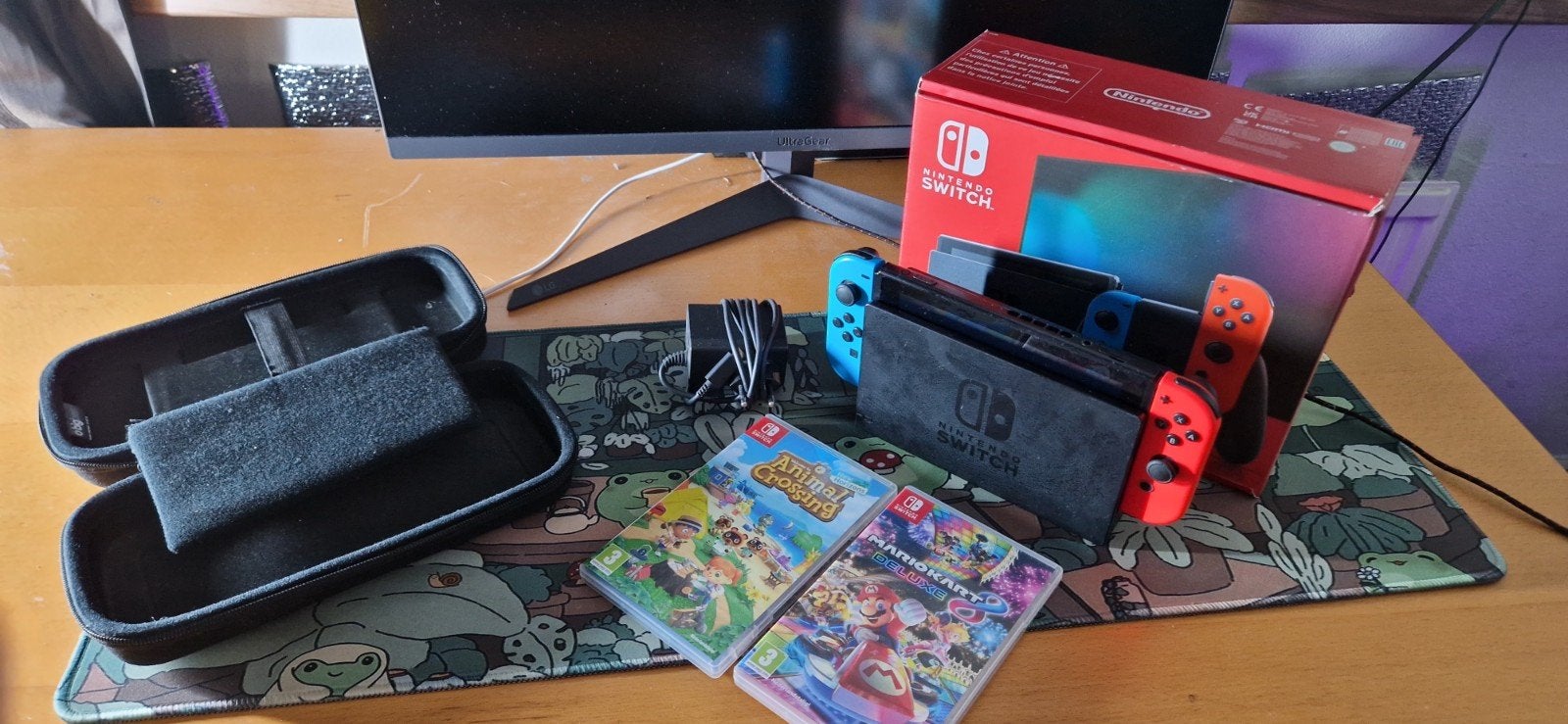 nintendo switch, Met games, Met 2 controllers, Ophalen of Verzenden, Zo goed als nieuw