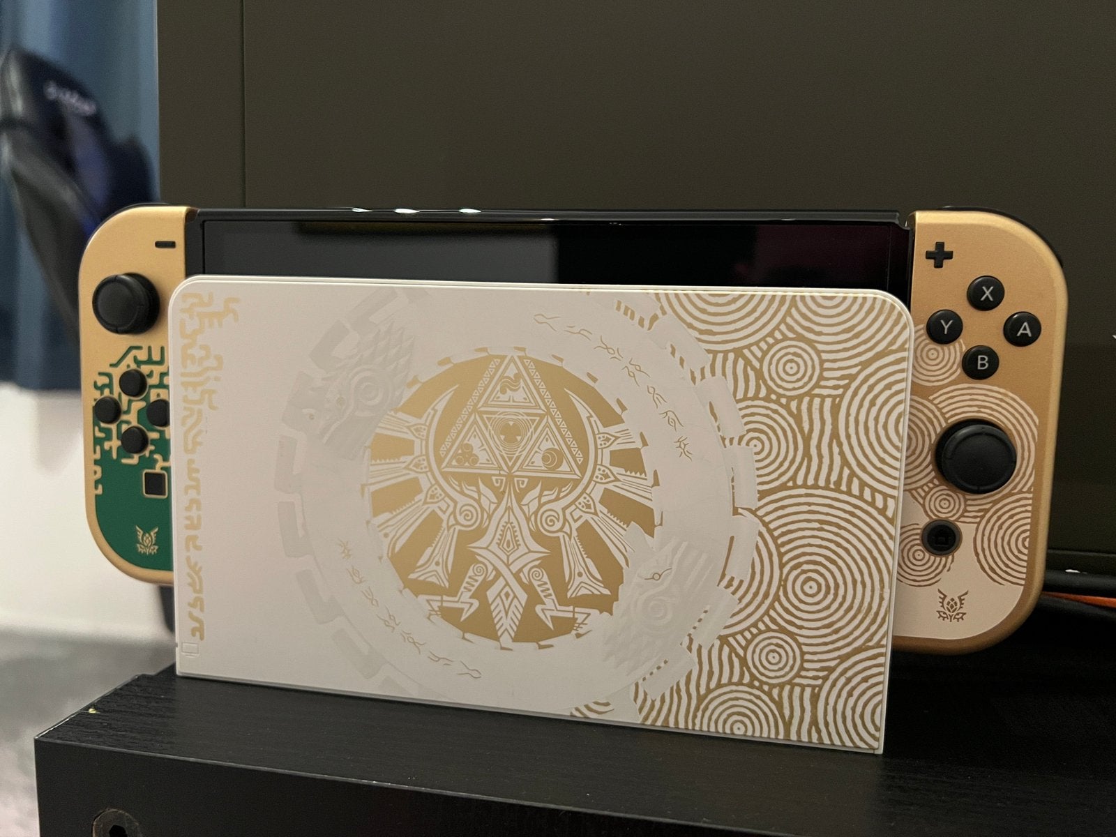 Nintendo Switch OLED - Zelda Edition - compleet met pro con., Ophalen of Verzenden, Zo goed als nieuw, Met 2 controllers, Switch OLED