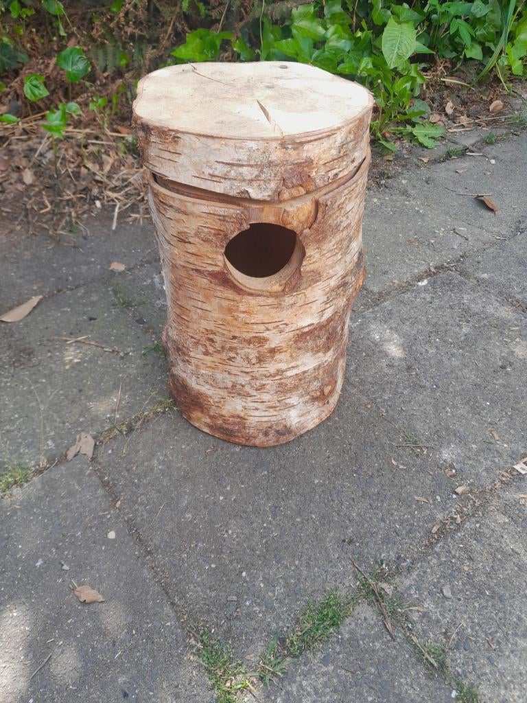 Berkenblok nestkast, Ophalen of Verzenden