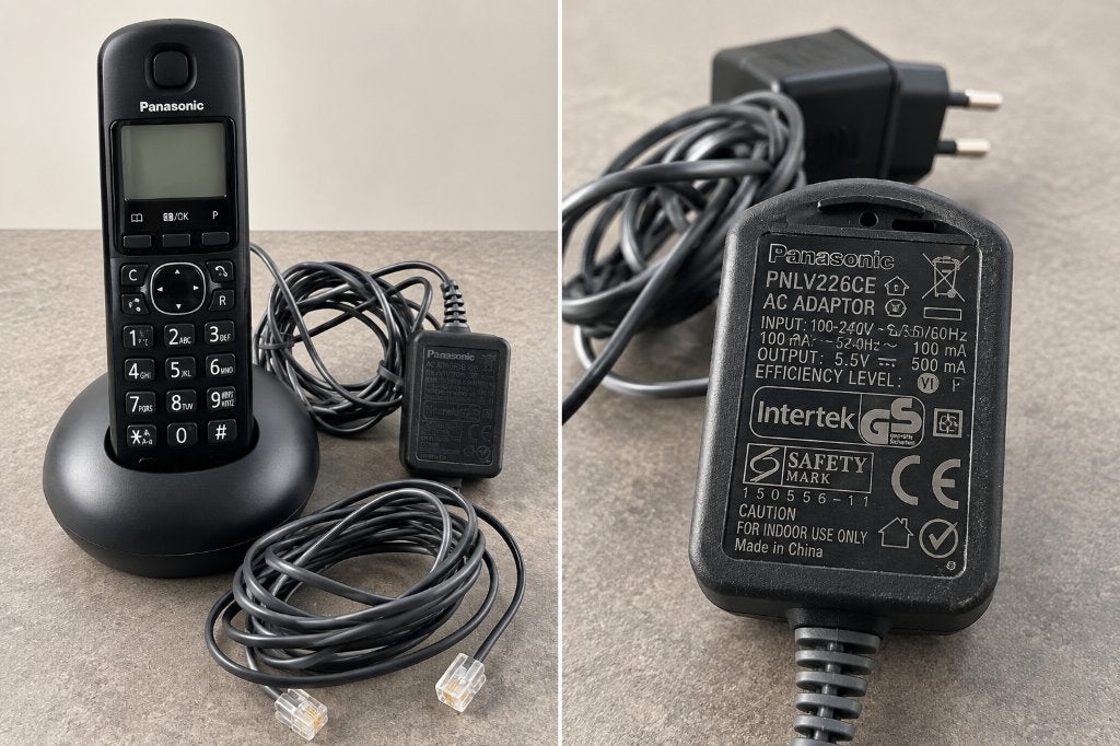 Panasonic KX-TGB210NL draadloze huistelefoon – zwart, Ophalen, Gebruikt, 1 handset