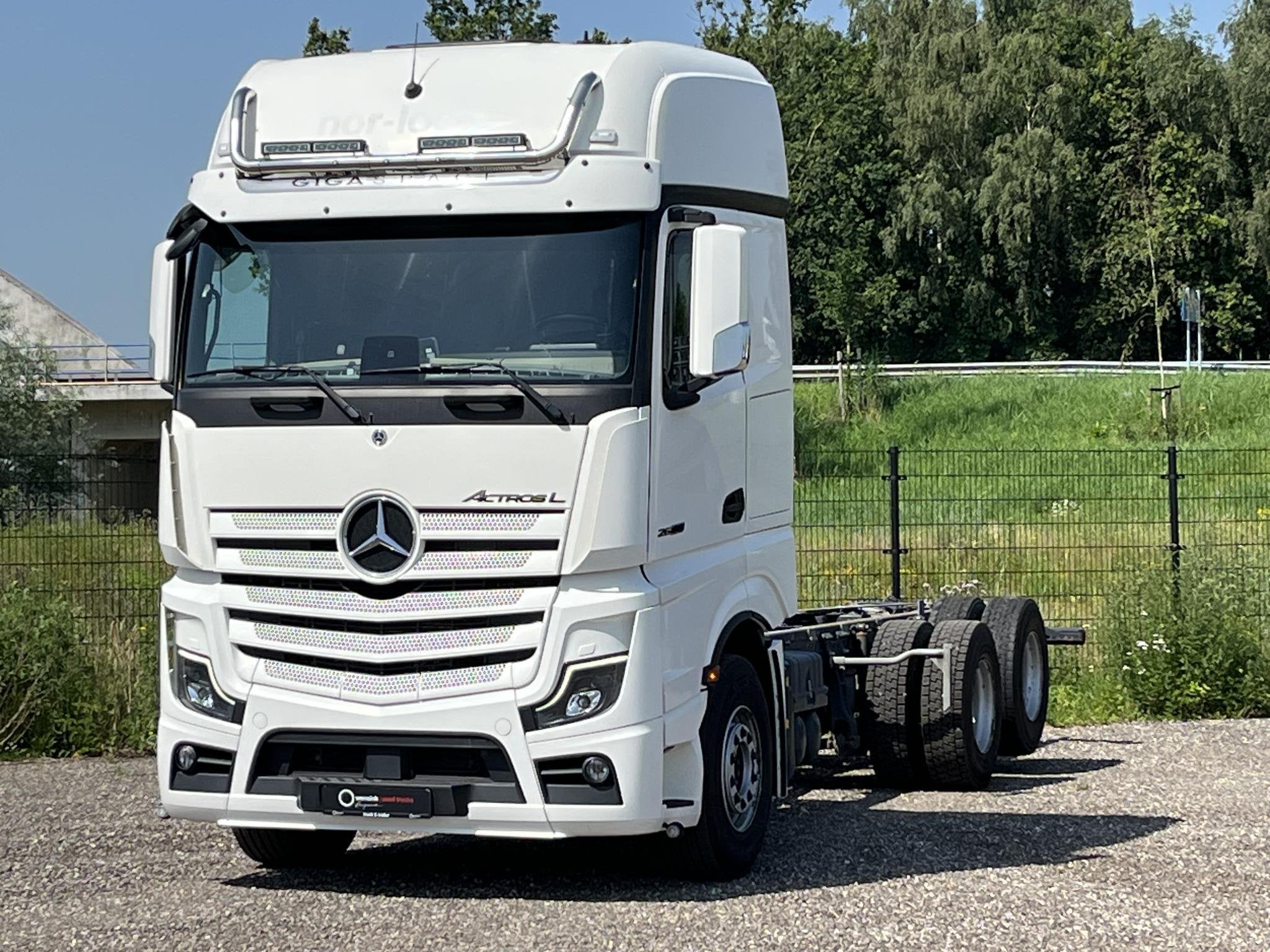Mercedes-Benz Actros 2663 L | Retarder | Leather Seats, Auto's, Automaat, Stof, Wit, Mercedes-Benz