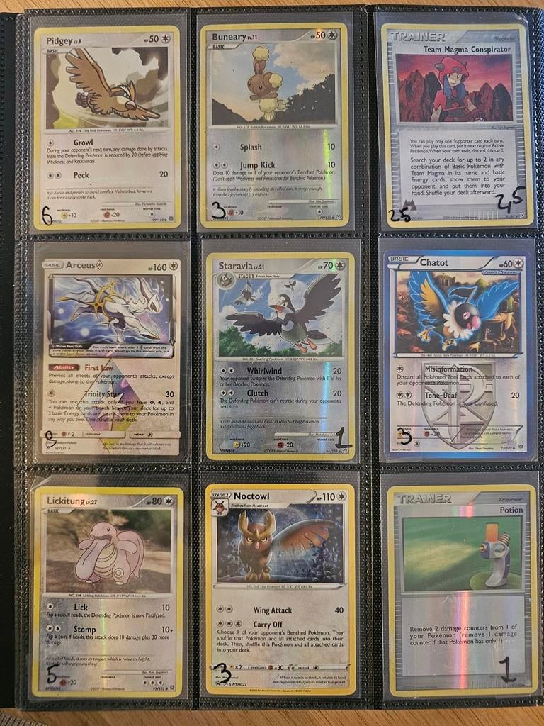 Negen oude Pokémon kaarten, Verzenden