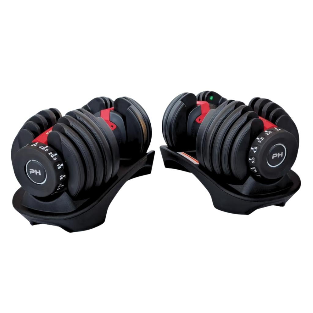 REFURBISHED DEAL PH Fitness - 2x 24KG Verstelbare Dumbbells, Dumbbell, PH Fitness, Nieuw, Ophalen of Verzenden