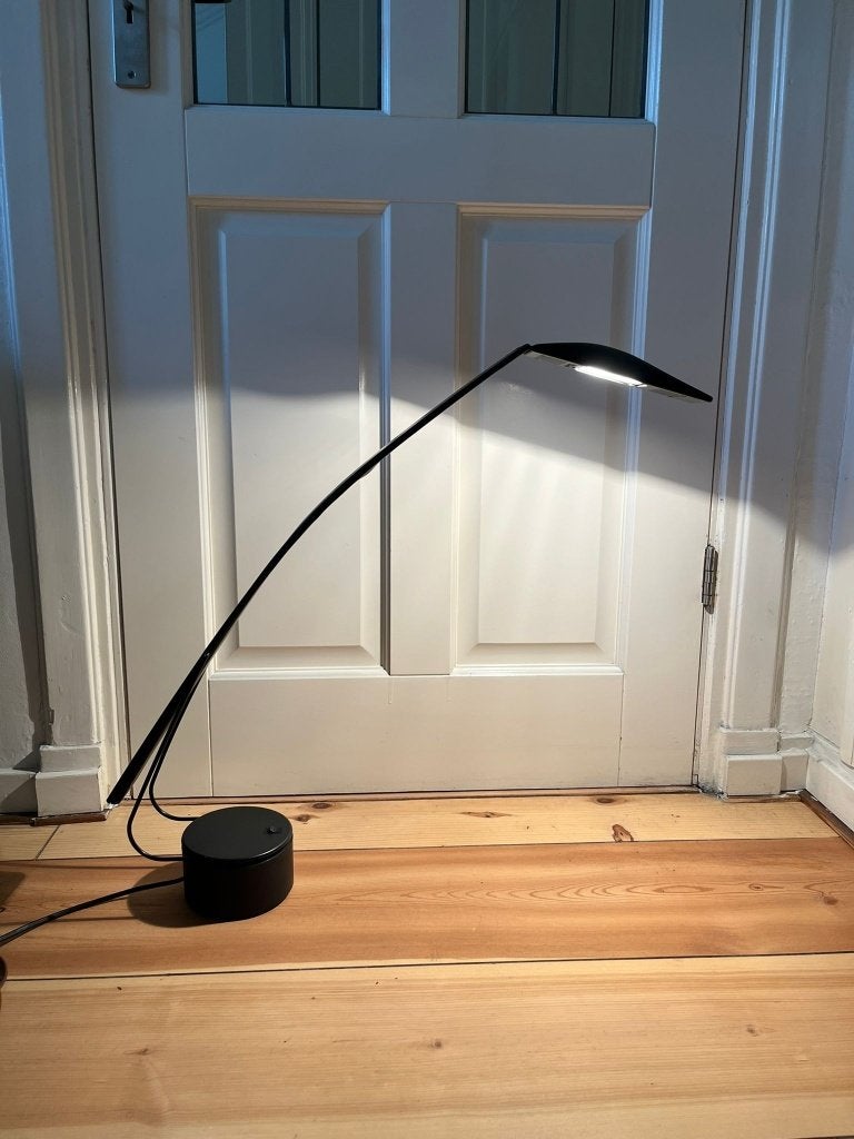Studio PAF Italië Dove lamp 1980's Colombo & Barbaglia zwart, Ophalen, Gebruikt, 75 cm of meer