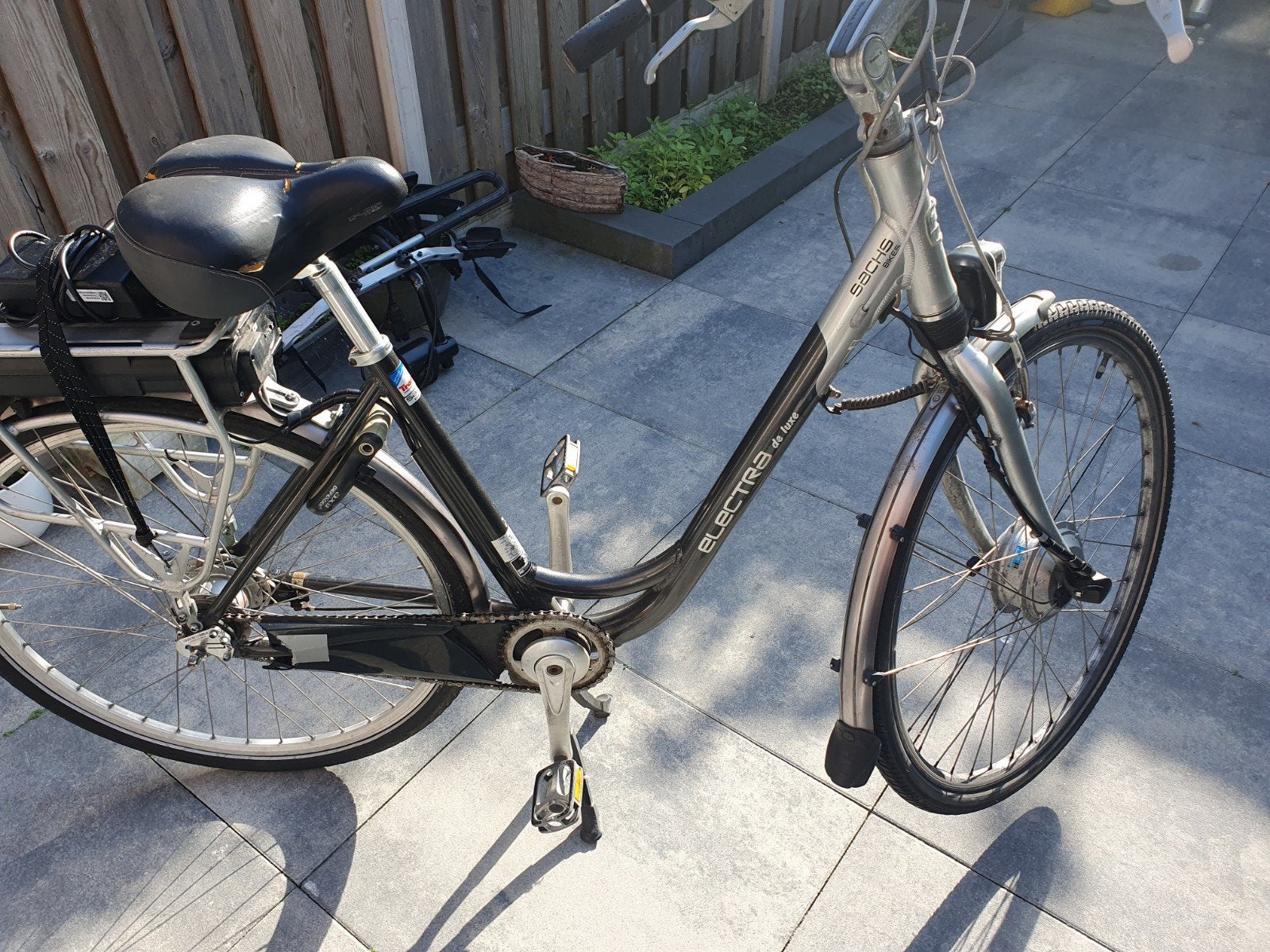 elektrische dames fiets sachs 28 inch., Fietsen en Brommers, 51 tot 55 cm, Ophalen of Verzenden, Gebruikt, Overige merken