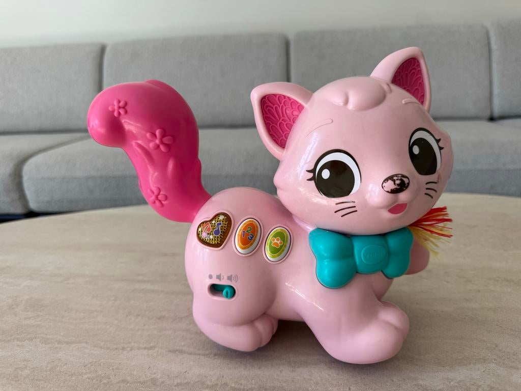 VTech Baby Speelgoed Katje met Geluid en Licht, Ophalen of Verzenden, Zo goed als nieuw, Overige typen, Met licht