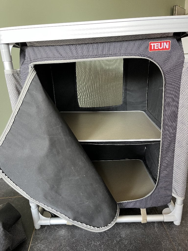 Teun Campingkast - Handig en Compact, Ophalen, Zo goed als nieuw, Campingkast