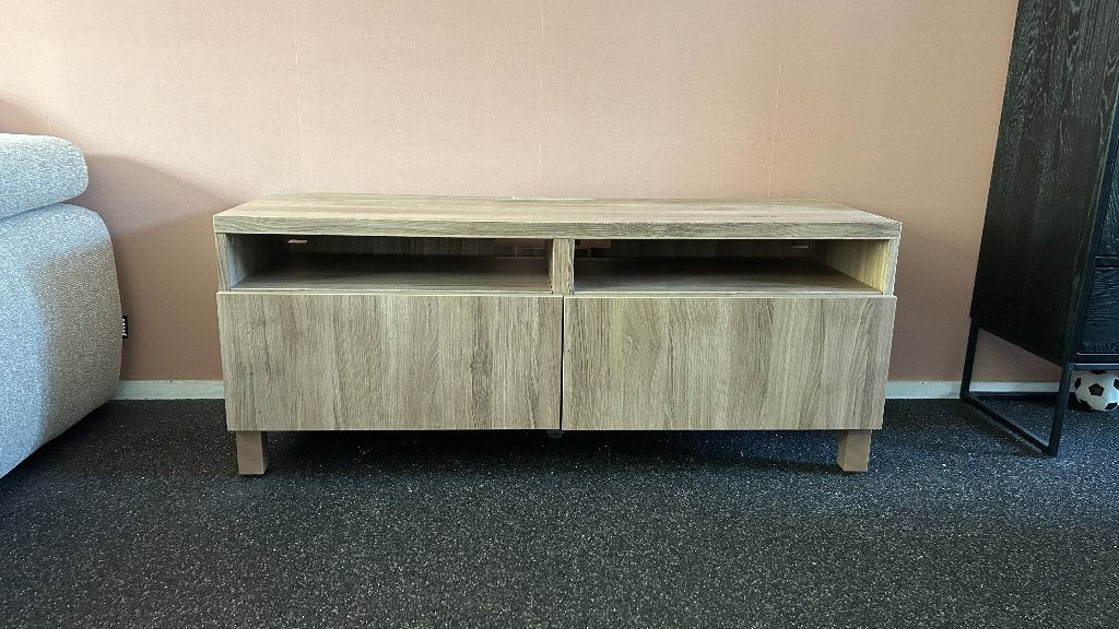 BESTA tv meubel (IKEA), Ophalen, 100 tot 150 cm, Minder dan 100 cm, 25 tot 50 cm