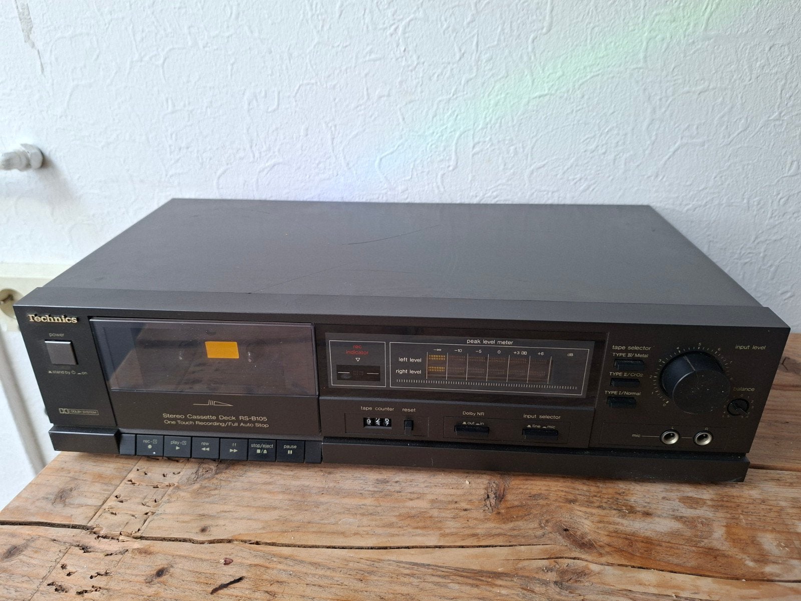 Technics Cassette Speler RS-B105 -  Stereo Cassette D, Ophalen of Verzenden