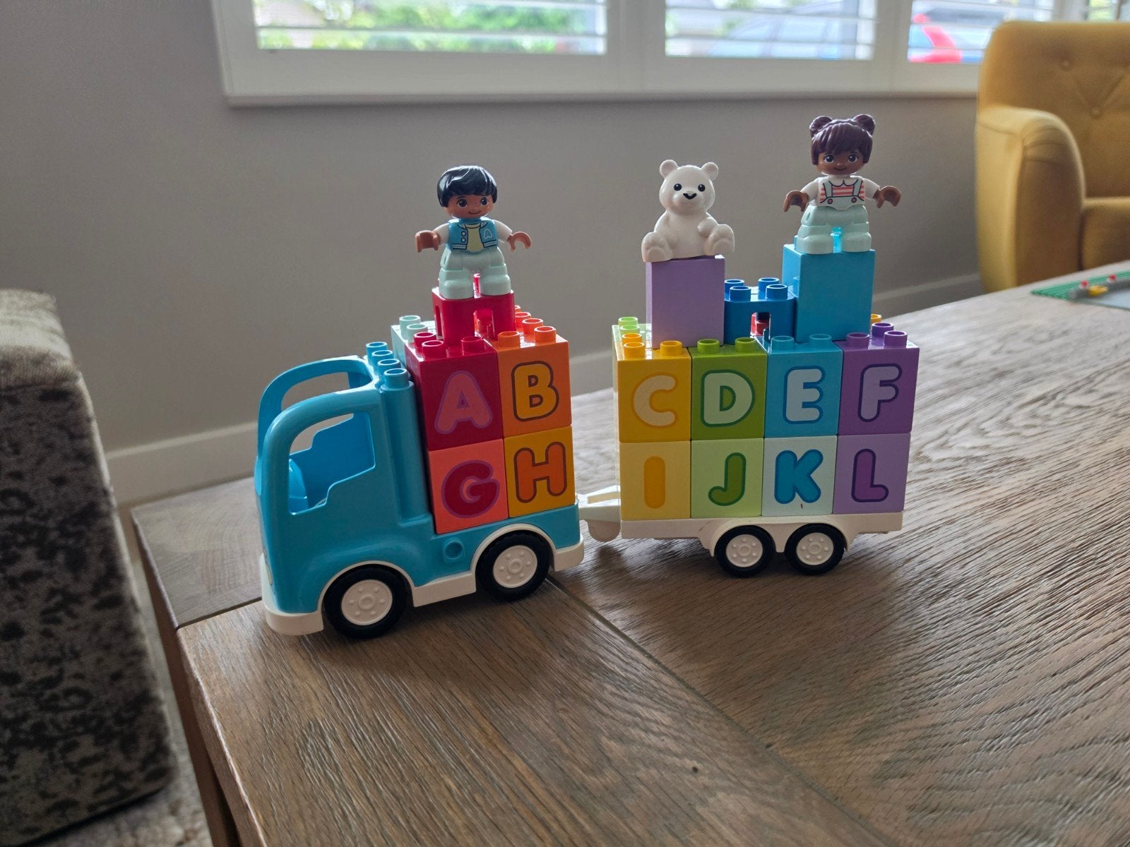 lego duplo alfabet vrachtwagen, Kinderen en Baby's, Ophalen, Gebruikt