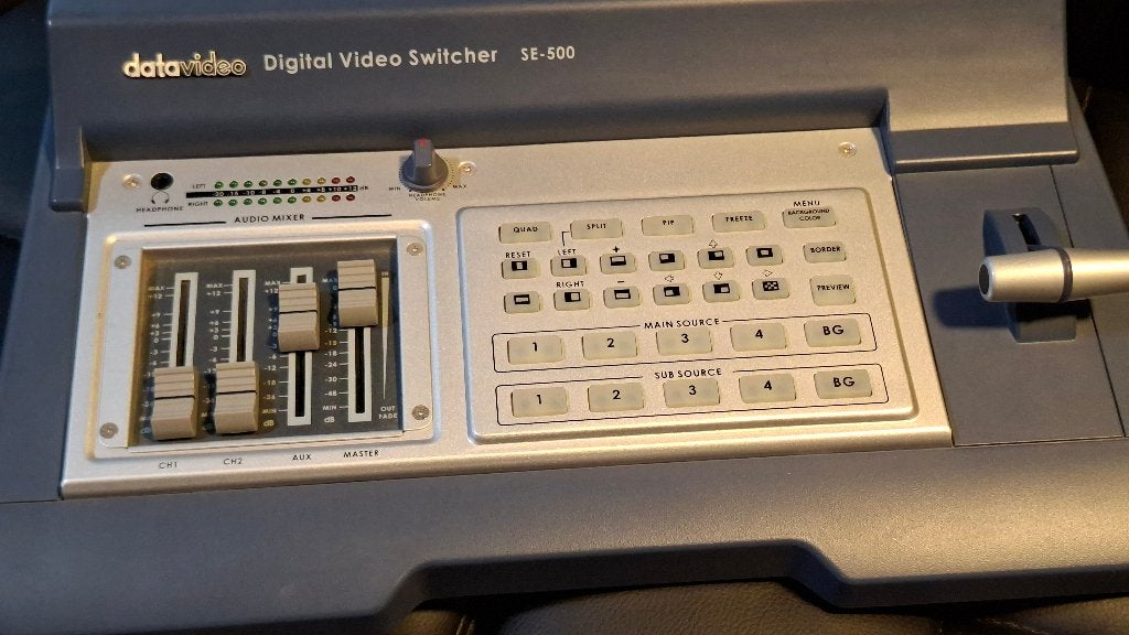 Datavideo SE-500 videoswitcher, Ophalen of Verzenden, Gebruikt, Video