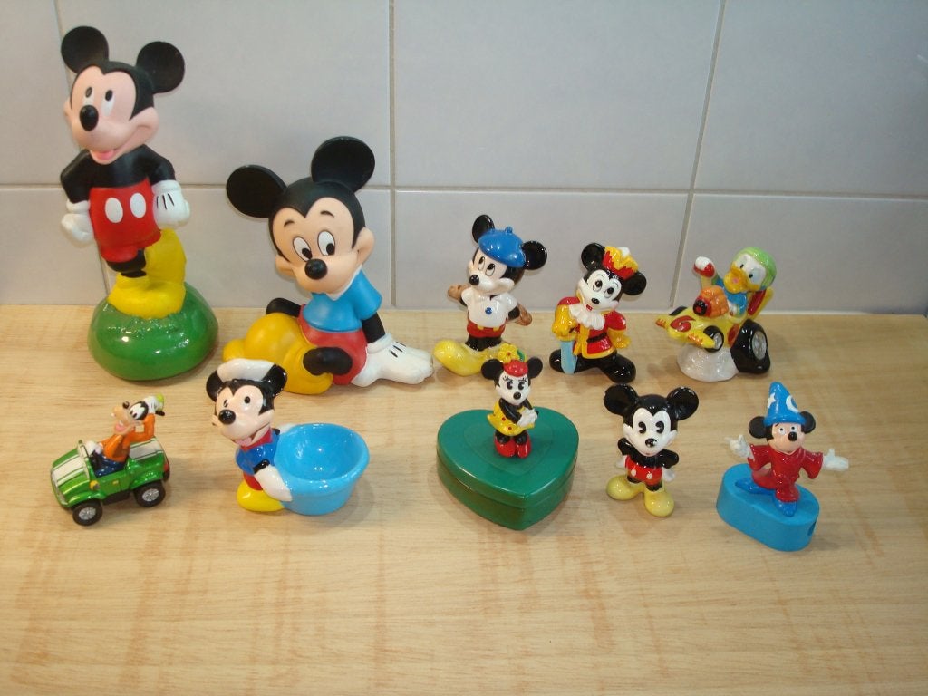 MICKEY DONALD DISNEY FIGUREN, Ophalen of Verzenden, Donald Duck, Beeldje of Figuurtje