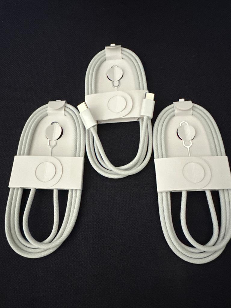 3x Nieuwe USB-C naar USB-C laadkabel voor iPhone, samsung, Computers en Software, Laptop-opladers, Ophalen, Vfg, Ghg, Nieuw