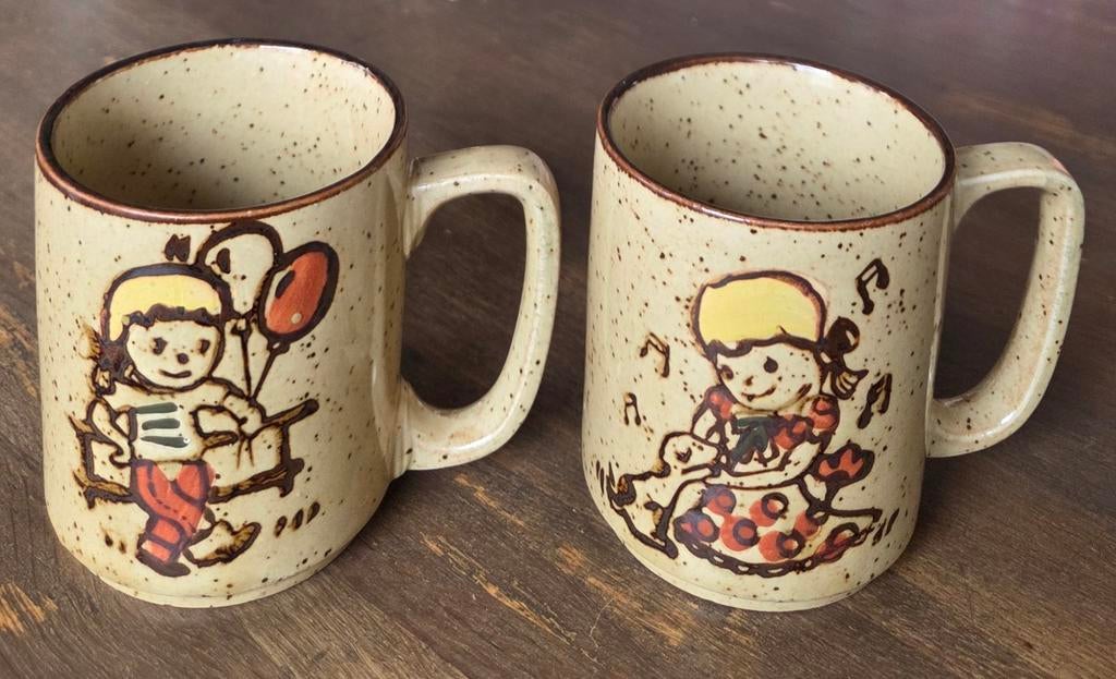 2 Vintage Otagiri mokken, Ophalen of Verzenden