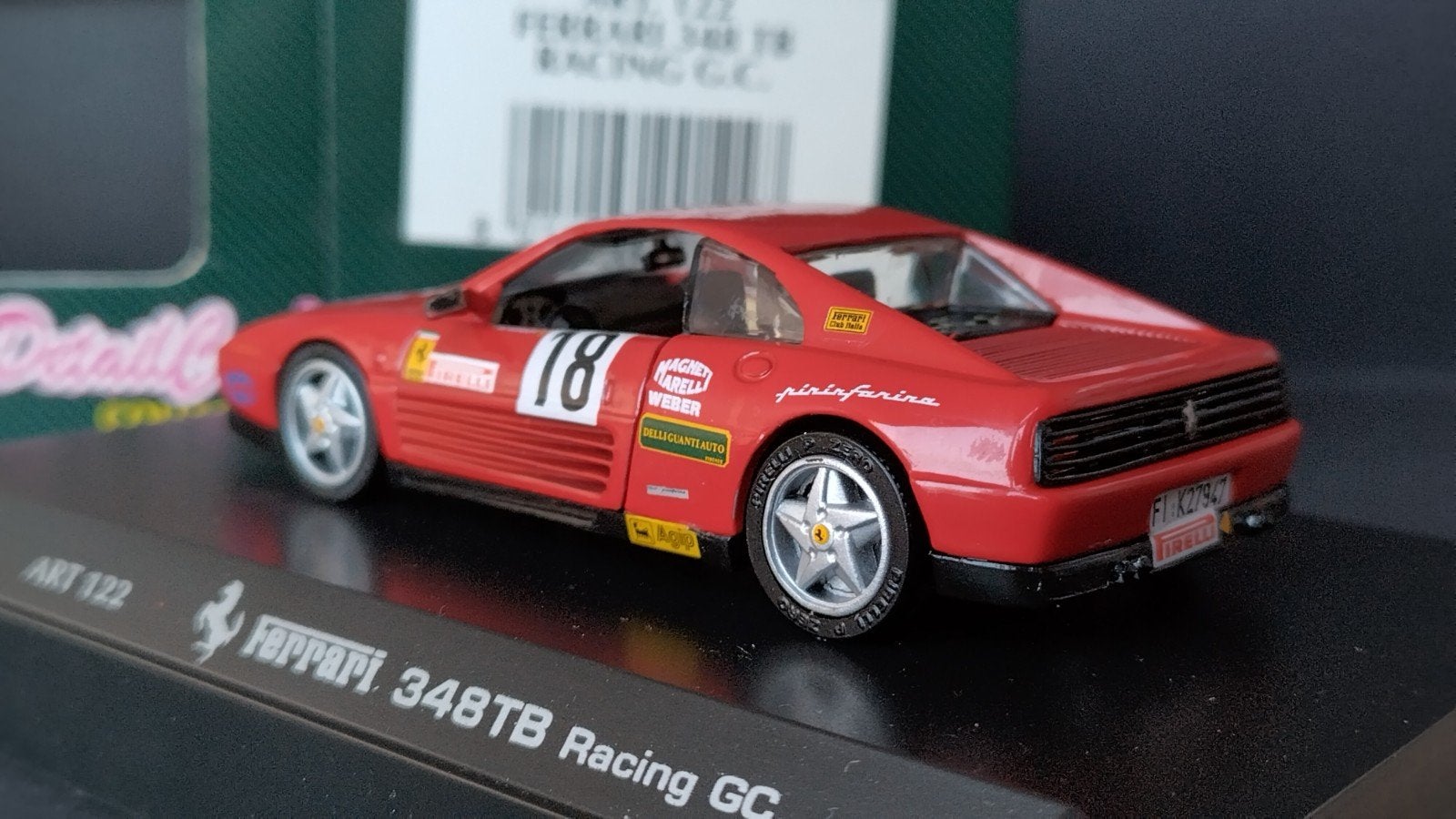 Ferrari 348 TB Challenge 1:43 Detailcars Pol, Overige merken, Auto, Verzenden, .