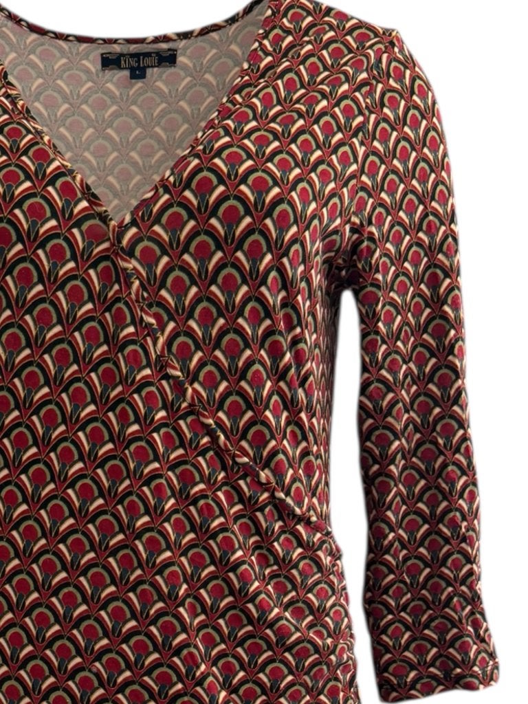 King Louie jurk L, Kleding | Dames, Jurken, Maat 38/40 (M), Ophalen of Verzenden, Zo goed als nieuw, Knielengte