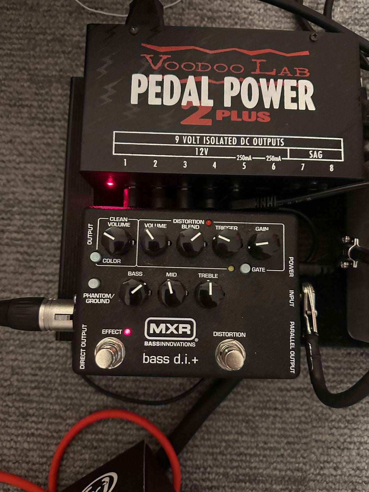 MXR M80 Bass D.I.+ Bass Pedal, Muziek en Instrumenten, Ophalen of Verzenden, Gebruikt, Distortion, Overdrive of Fuzz