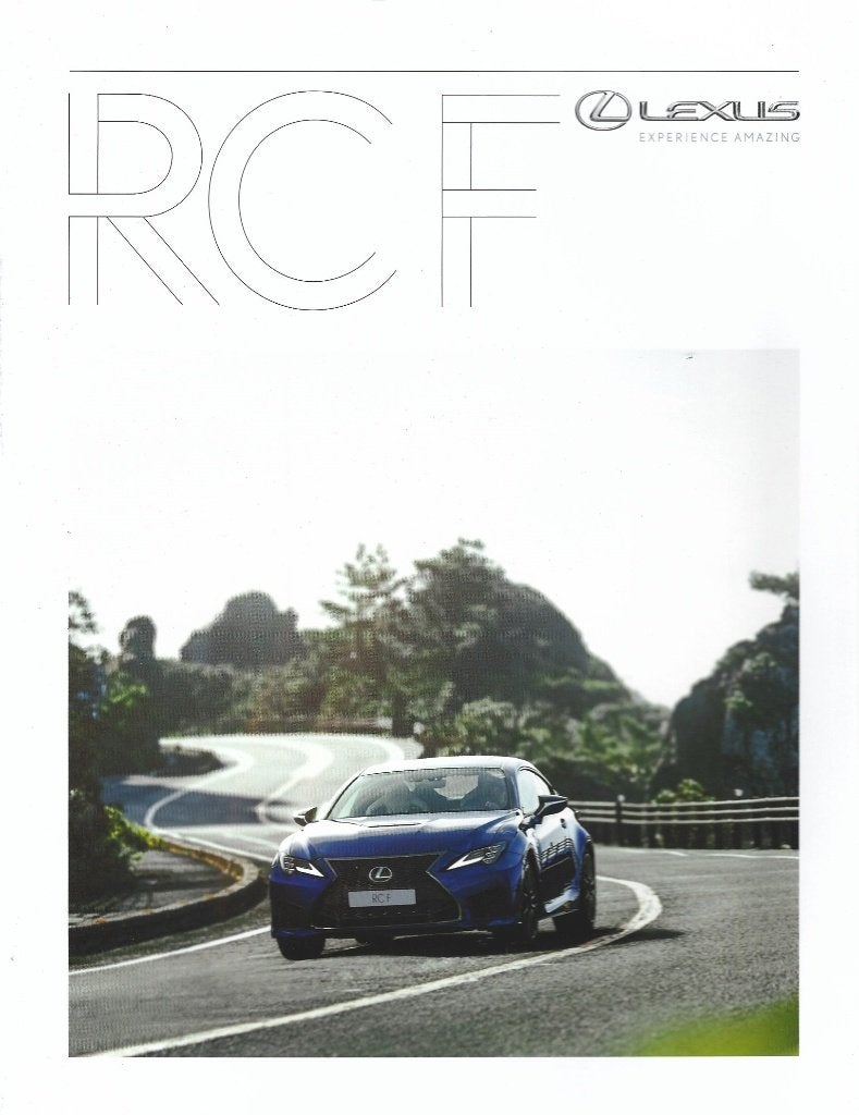 Brochure Lexus RC 300h Januari 2019, Ophalen of Verzenden, Gelezen, Overige merken