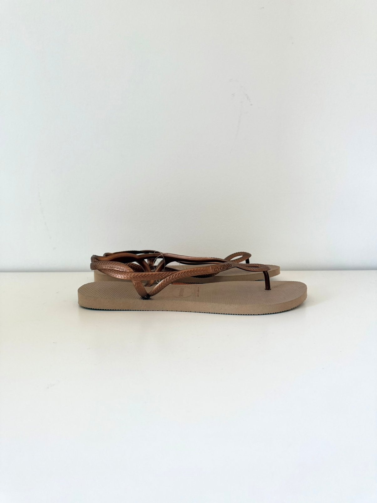 Havaianas rose gouden Luna slippers, Kleding | Dames, Nieuw, Roze, Ophalen, Slippers