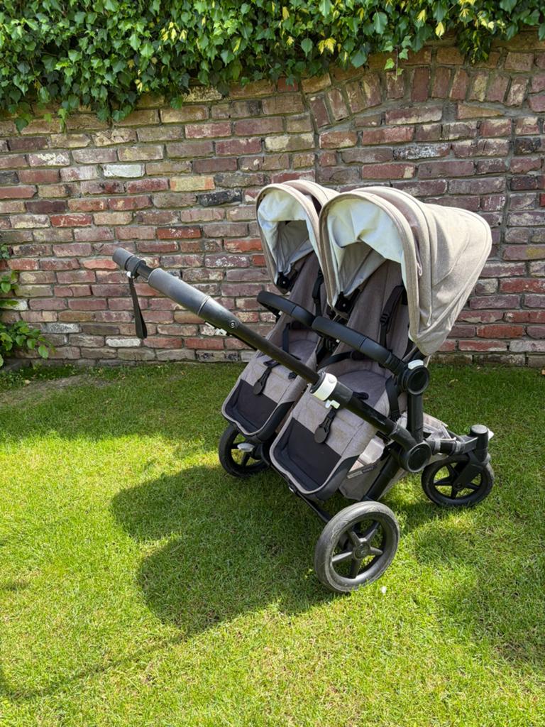 Compleet bugaboo donkey 3 duo, kleur taupe, Ophalen of Verzenden, Zo goed als nieuw, Bugaboo