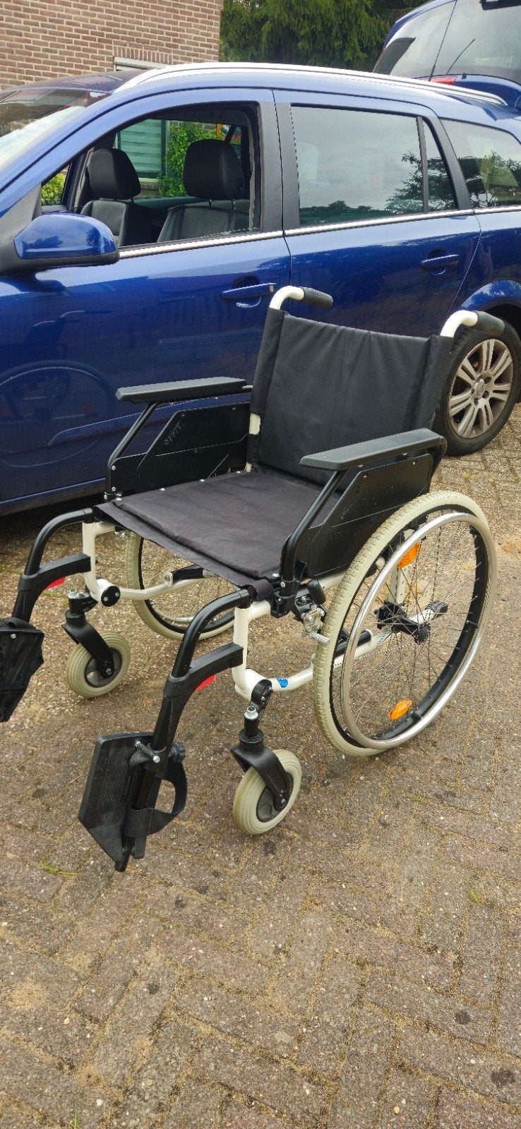 te koop zgan dietz rolstoel, Diversen, Rolstoelen, Ophalen, Inklapbaar, Zo goed als nieuw, Duwrolstoel