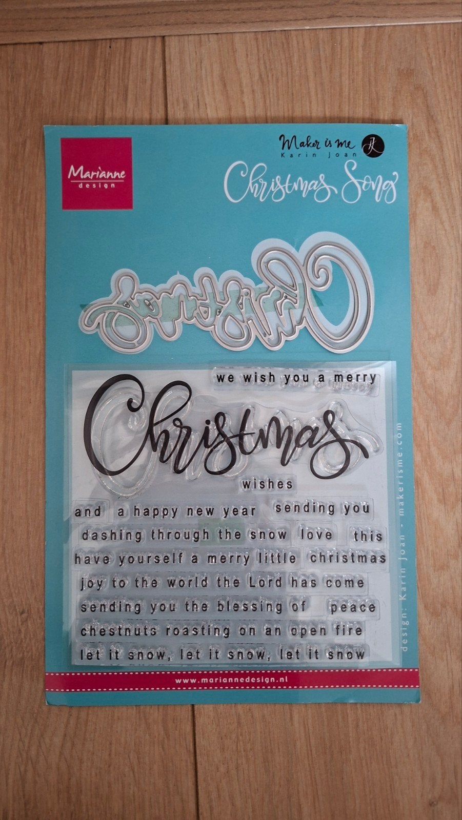 Marianne design stempel set & snijmal - Karin Joan -  KJ1719, Hobby en Vrije tijd, Ophalen of Verzenden, Nieuw