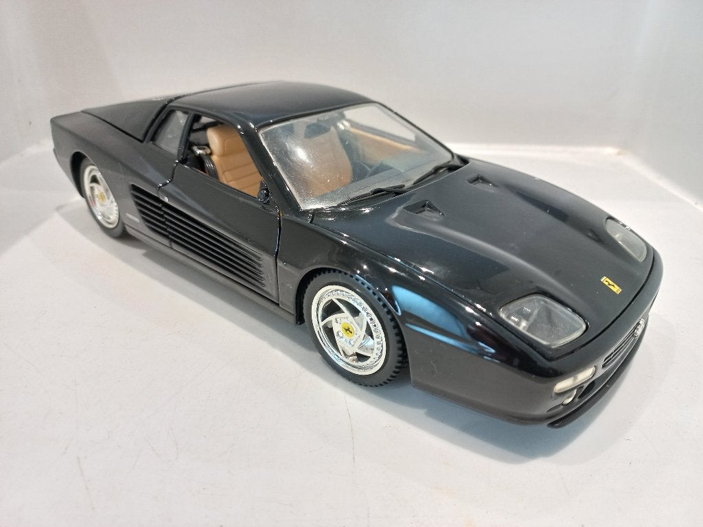 Ferrari F512M Testarossa Hot Wheels 1:18 modelauto 144, Ophalen of Verzenden, Gebruikt, Auto, Hot Wheels