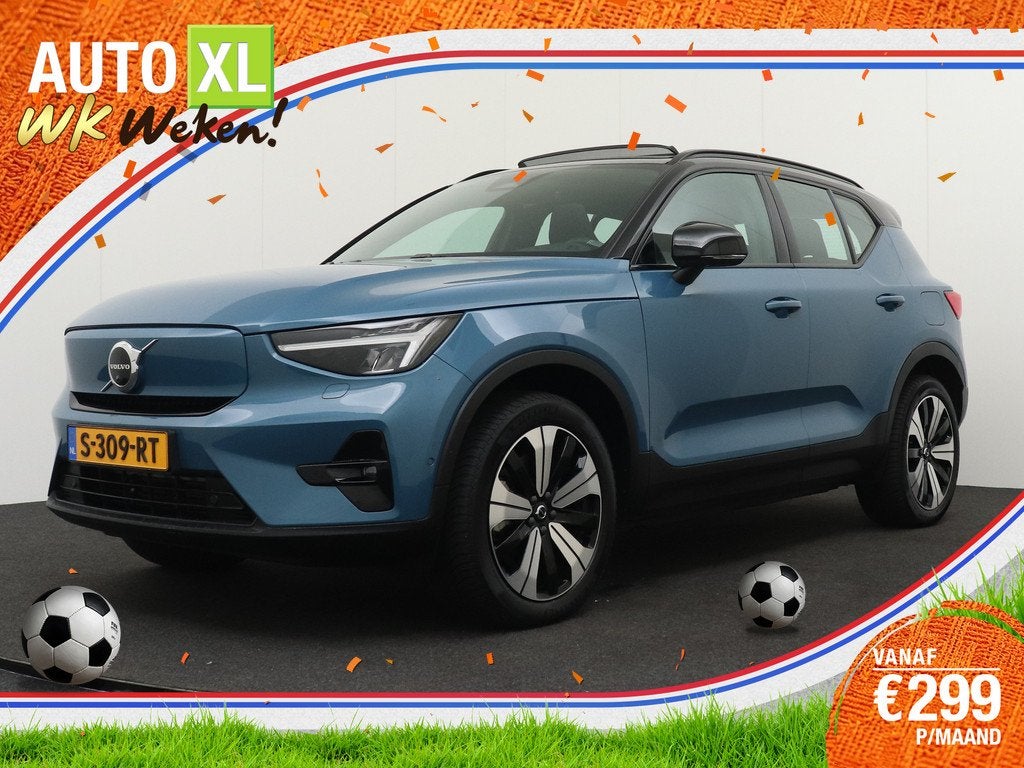 Volvo XC40 Recharge Ultimate 70 kWh (96%SOH) Warmtepomp Pano, Auto's, Volvo, Bedrijf, Te koop, XC40, 360° camera, ABS, Achteruitrijcamera