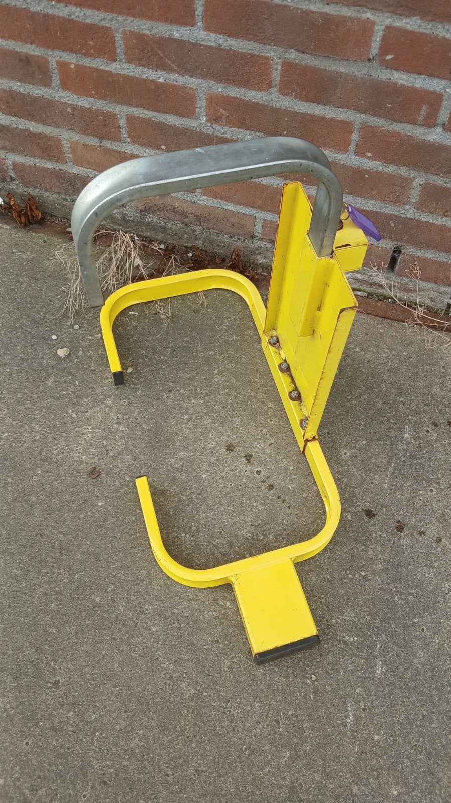Degelijke wielklem,  wielslot, Ophalen, Gebruikt