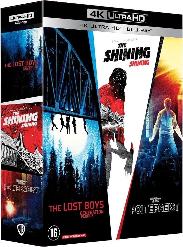 The Lost Boys + The Shining + Poltergeist 4K NLO 4K346564, Cd's en Dvd's, Ophalen of Verzenden, Nieuw in verpakking
