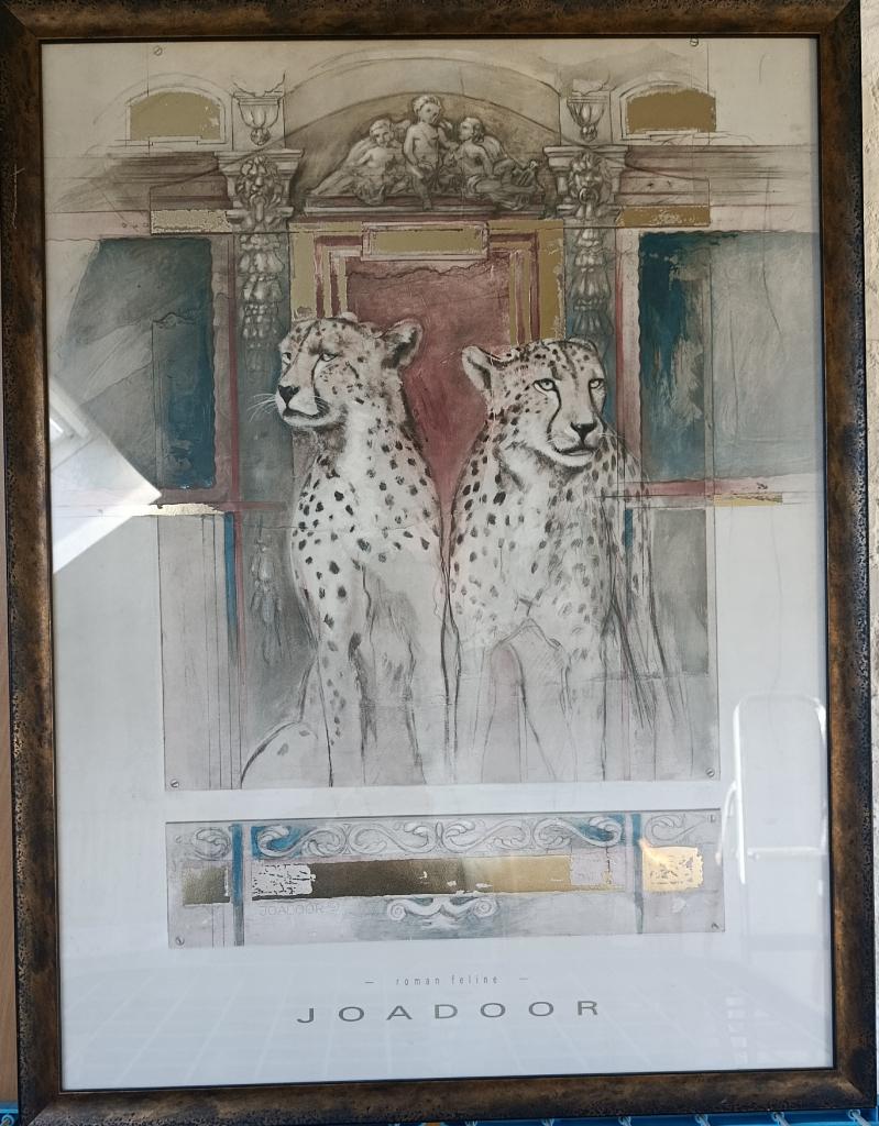 Joadoor kunstdruk, Huis en Inrichting, Woonaccessoires | Schilderijen, Tekeningen en Foto's, Ophalen, Zo goed als nieuw, Minder dan 50 cm