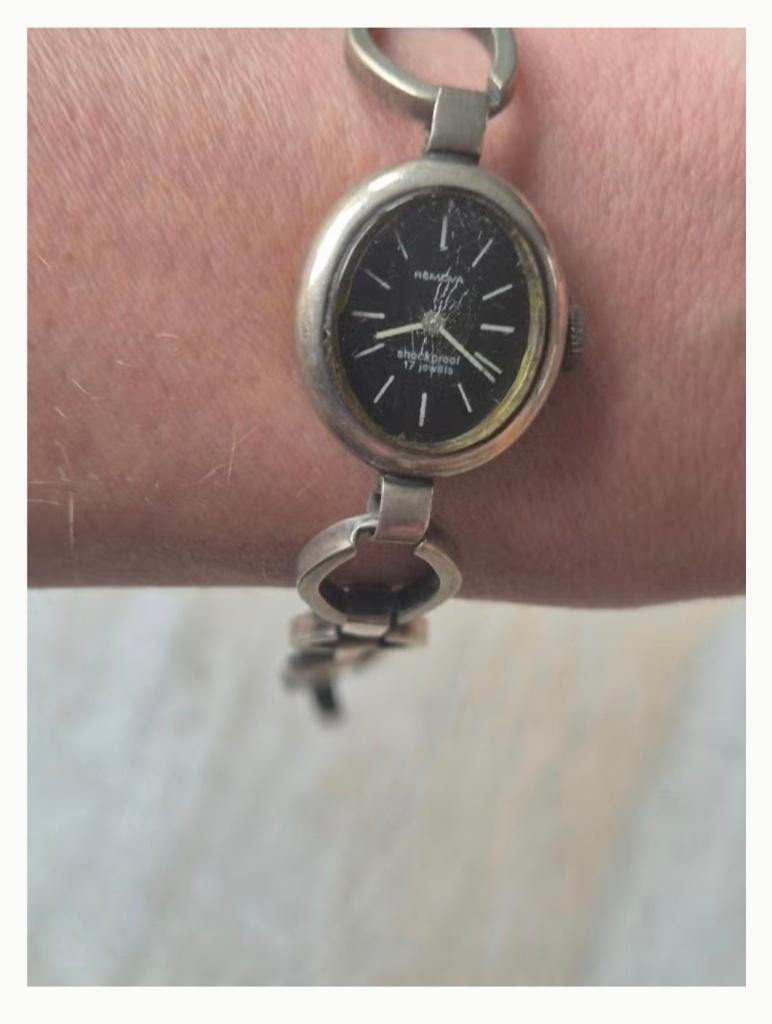 Antiek 835 Zilveren Horloge Renova – 17 Jewels, Werkend, Sieraden, Tassen en Uiterlijk, Horloges | Antiek, Overige merken, Polshorloge
