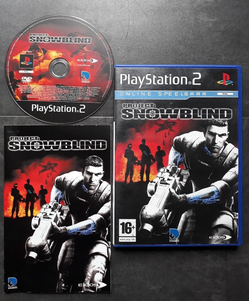 PS2 - Project Snowblind - PlayStation 2, Shooter, 1 speler, Ophalen of Verzenden, Zo goed als nieuw