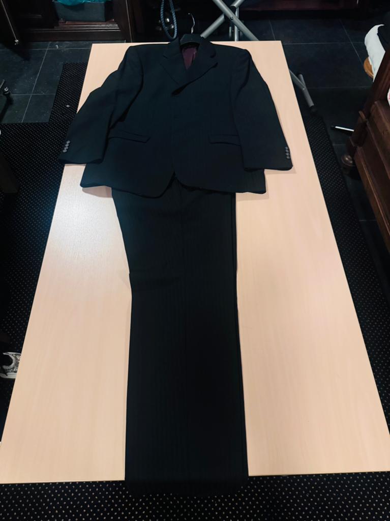 Barutti nieuw zwart heren kostuum pak maat 26/52, Verzenden, Nieuw, Maat 52/54 (L), Zwart