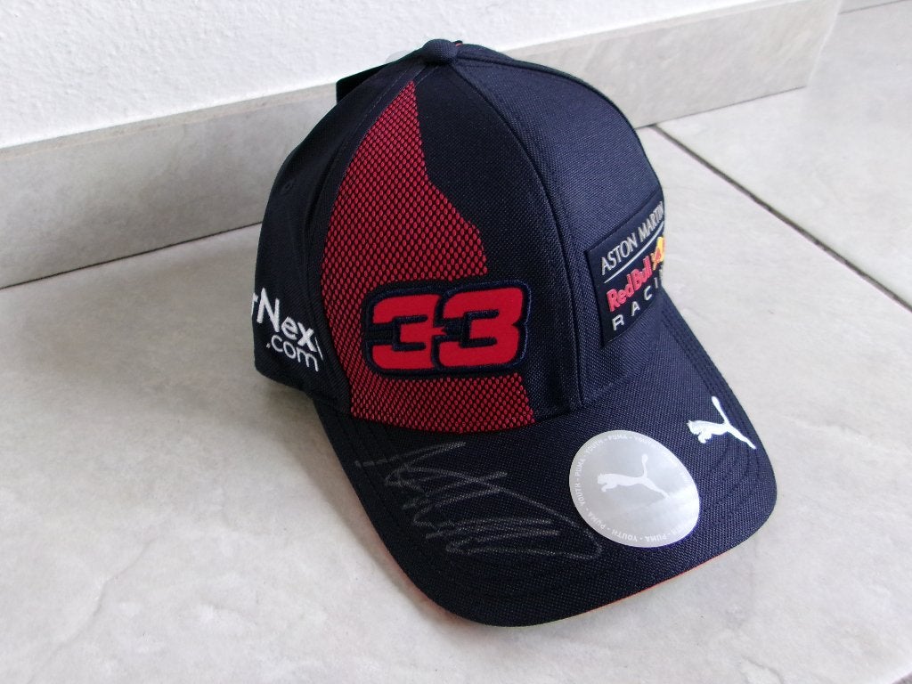 Max Verstappen gesigneerde driver cap, Ophalen of Verzenden, Nieuw, Formule 1