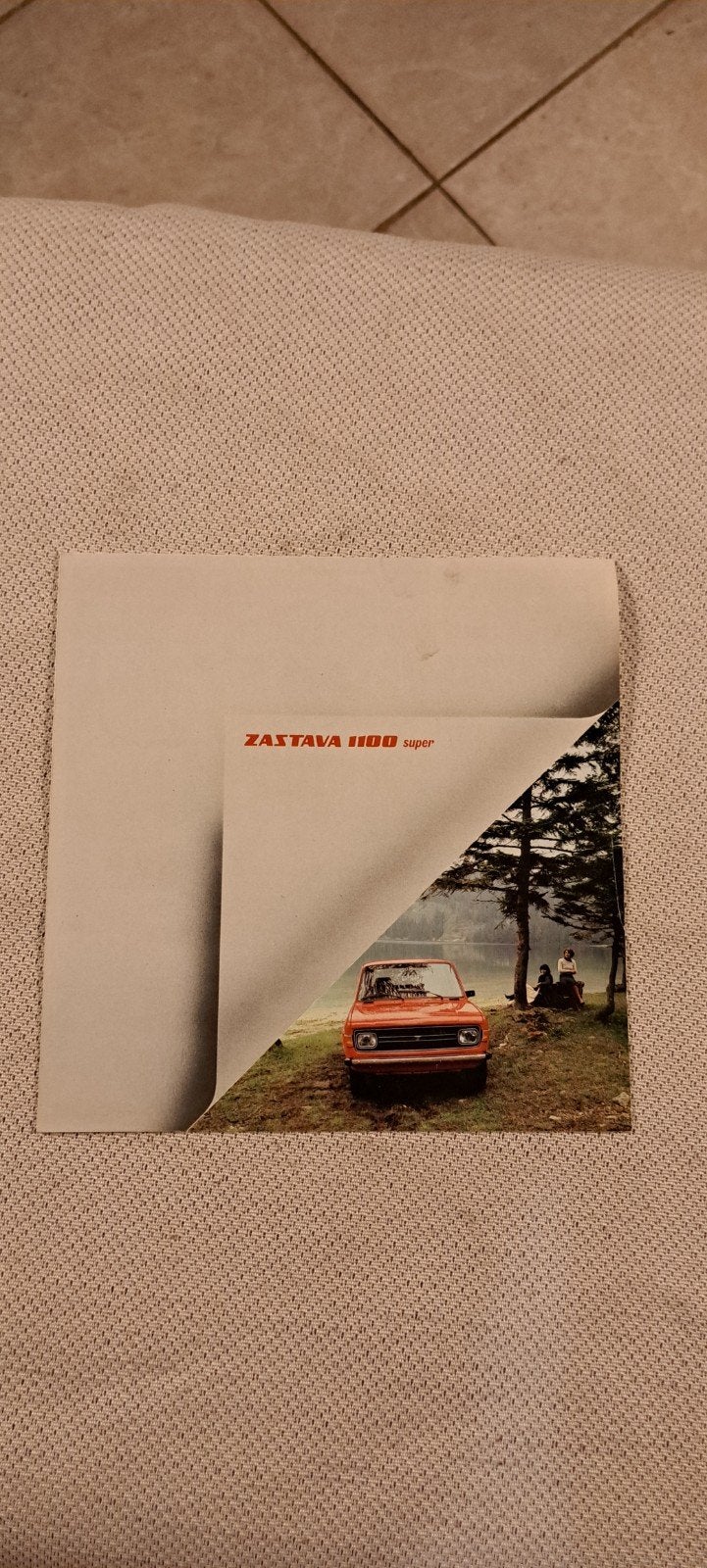 zastava 1100 brochure 1978, Ophalen of Verzenden, Zo goed als nieuw, Overige merken