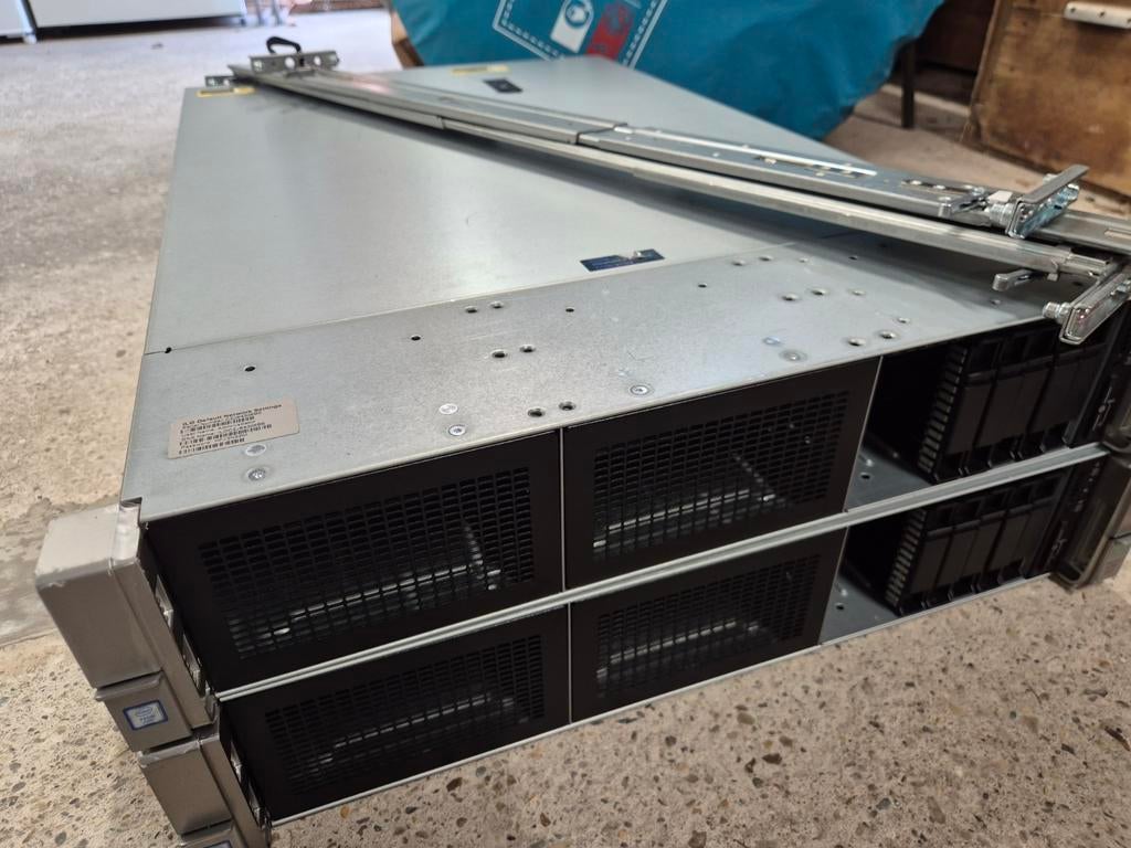 HP dl380 gen9 dual xeon e5-2687w v4 met rails zonder ramm, Ophalen, 128 GB, 2 tot 3 Ghz