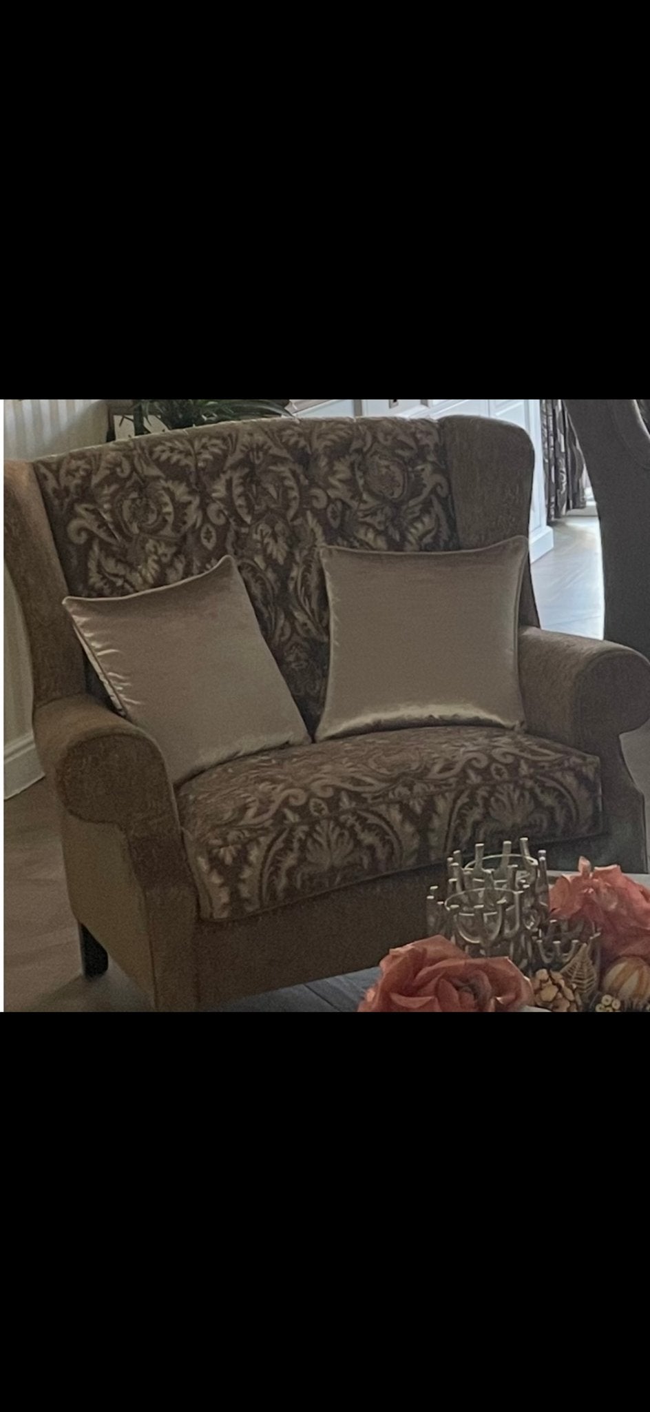 Practhige loveseat residencia in zeer luxe stof, Huis en Inrichting, Gebruikt, 150 tot 200 cm, Tweepersoons, 75 tot 100 cm