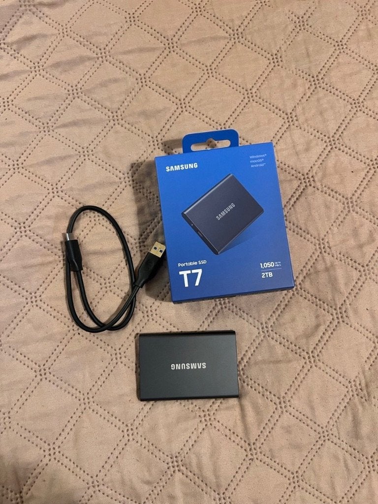 Samsung Portable SSD T7 2TB – zeer goede staat, Ophalen of Verzenden, Zo goed als nieuw, Samsung, USB