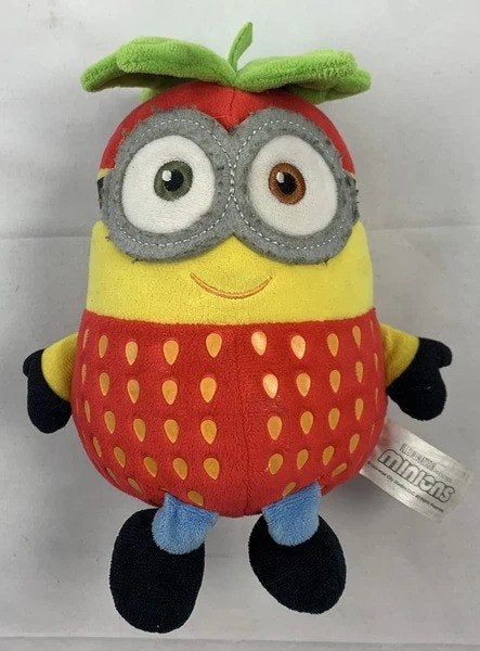Minions aardbei fruit Jakala stoffen pop pluche figuur, Coolsingel 104, 3011 AG Rotterdam, Netherlands, Overige merken, Overige typen
