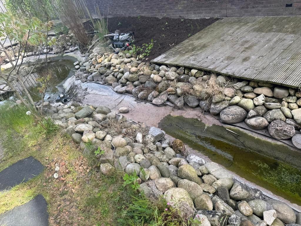 Diverse keien en stenen voor tuin of vijver, Tuin en Terras, Grind, Keien en Split, Ophalen, Overige materialen, Gebruikt, Kei