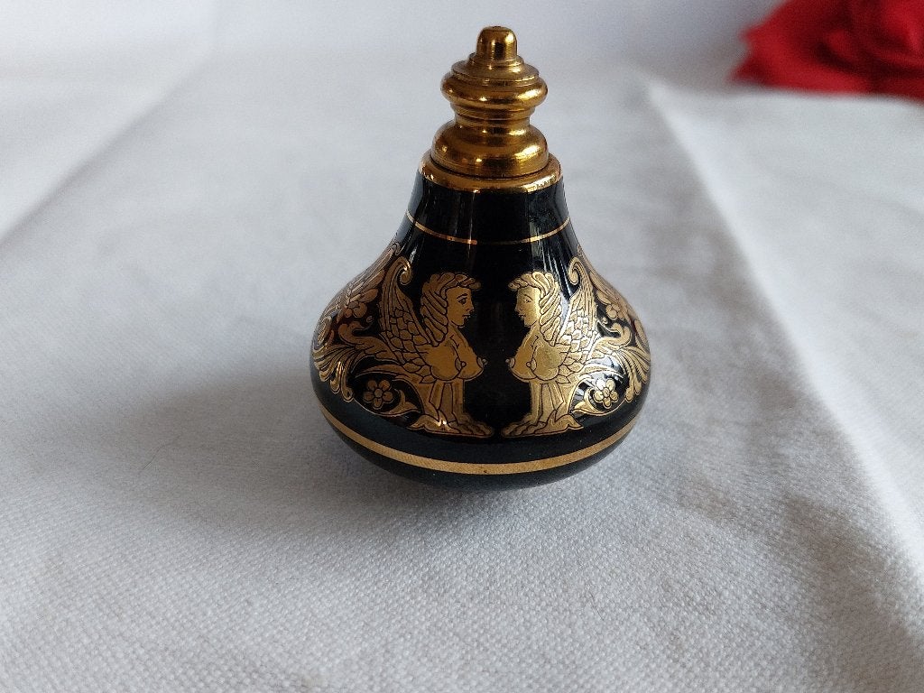 Grieks parfum flesje 5,5 cm hoog Anapal Bardaco / leeg, Antiek en Kunst, Curiosa en Brocante, Verzenden
