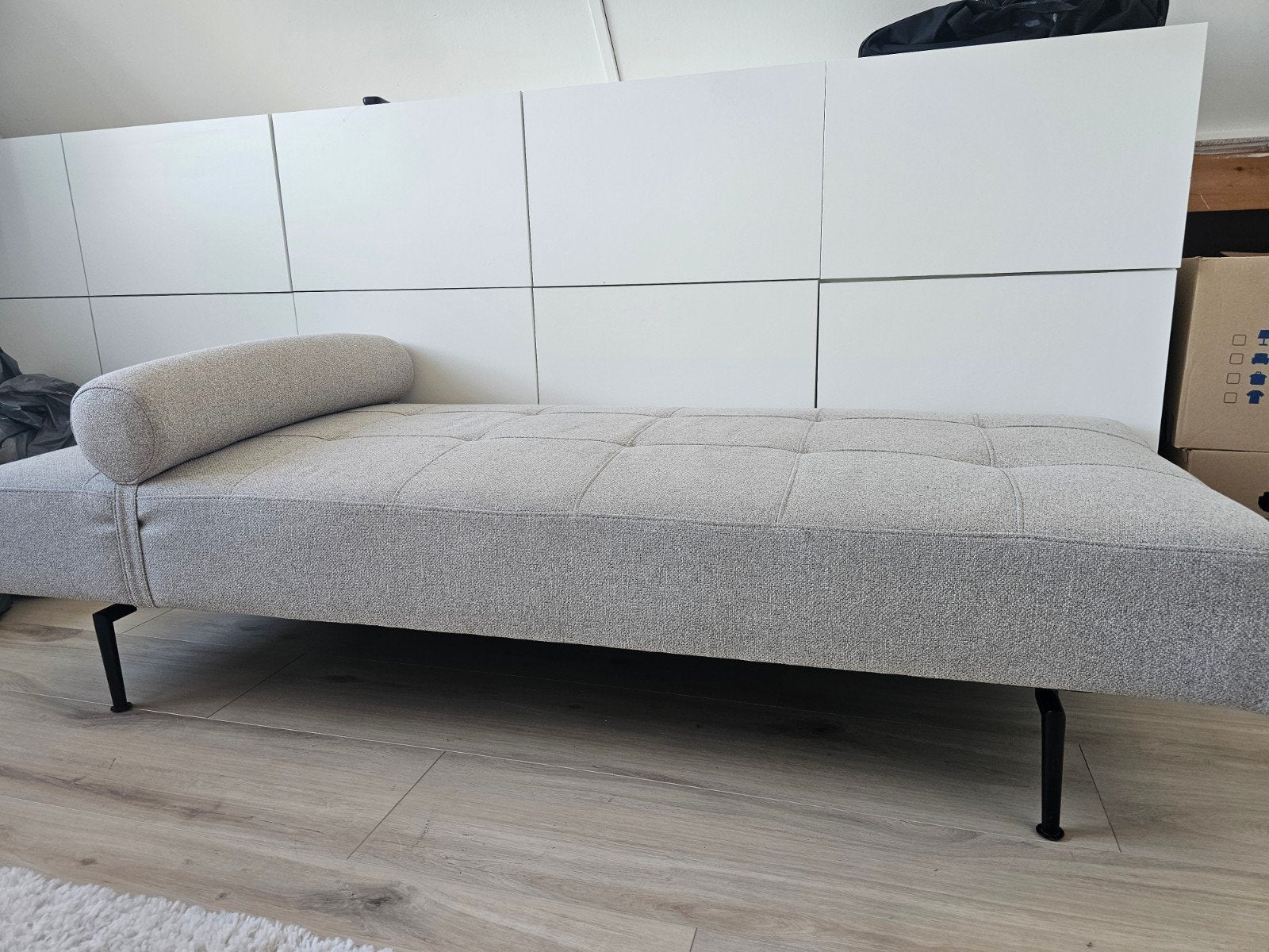 Zo goed als nieuwe daybed - perfect als decoratie, Huis en Inrichting, Ophalen, Eenpersoons, Zo goed als nieuw, Metaal
